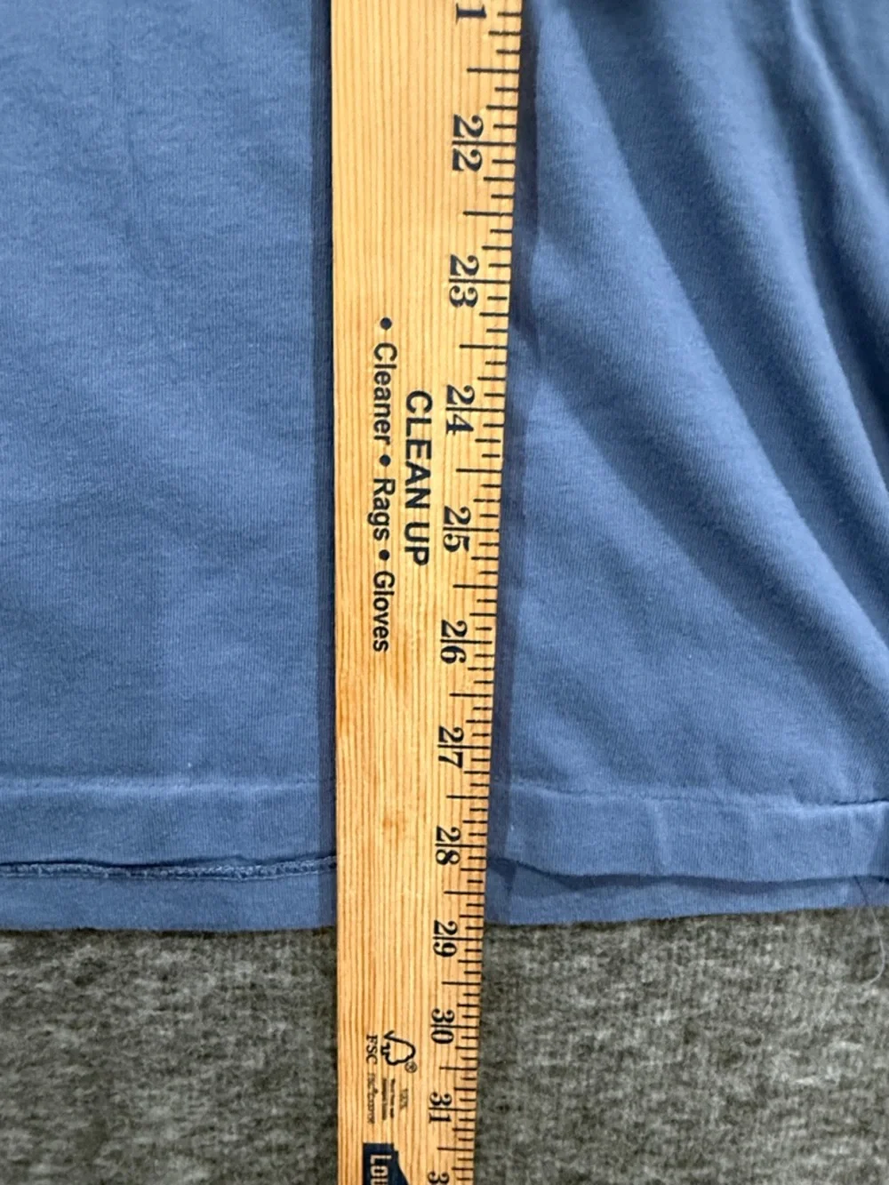 Polo by Ralph Lauren Blue V-Neck‎ Tee with Yellow Pony Size XXL